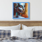 SF - Kunstmatige Intelligentie Held 3 Canvas Afdruk (Insitu (Slaapkamer))
