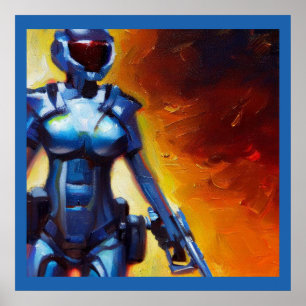 SF - Militaire held 1 Poster