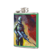 SF - Militaire held 2 Heupfles (Links)