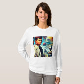 SF Pulp Magazine Hoesje Stijl 2 T-shirt (Voorkant volledig)