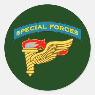 SF Q-tab en Pathfinder-badge Ronde Sticker