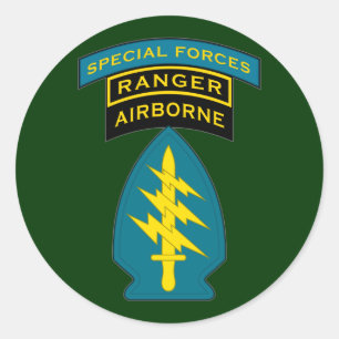 SF Q-tab, SSI en Ranger tabblad Ronde Sticker