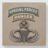 SF Ranger Master Airborne Stenen Onderzetter (Voorkant)