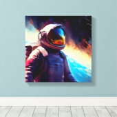 SF Ruimte Held 1 Canvas Afdruk (Insitu (Houten vloer))