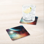 SF - Space Opera 3 Vierkante Kartonnen Onderzetter (Insitu)