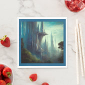 SF - Stad op bosplaneet 3 Servet (Insitu)