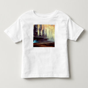 SF Stad Op Een Vreemde Planeet 2 Kinder Shirts