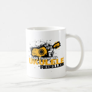 sf Ukulele Logo Koffiemok