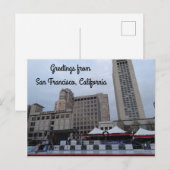 SF Unievlek IJzersroze Briefkaart (Voorkant / Achterkant)