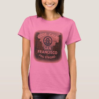 SF Vrouwen T-shirt Code Kalm Mist Sterke Poetische
