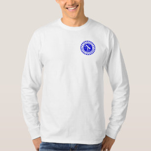 SFAA lange hoes shirt met koninklijk blauw logo