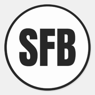 SFB - Sanford Ronde Sticker