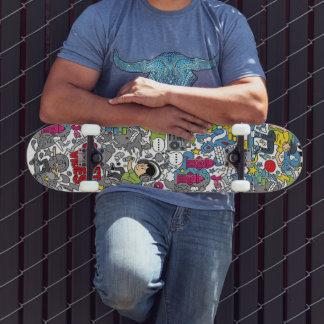 Sfeer op straat skateboard