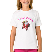 Sfeer van glimlach.” – Mooie baby kerst T-shirt