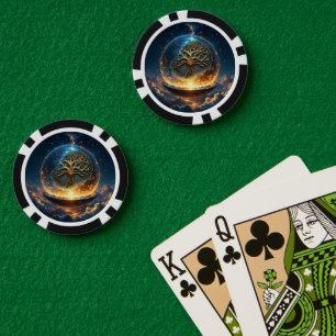 Sfeer van Leven – De Gouden Wereldboom. Poker Chips