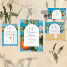 Sfeer van Oranje Bloesem Baby Shower