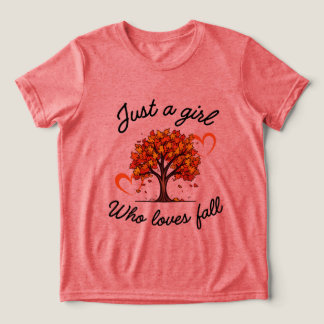 Sfeervol herfst ontwerp Tri-Blend shirt