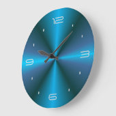 Sfeervol met Blue Glow > Design Wandklok Grote Klok (Hoek)