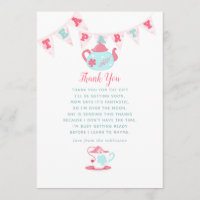 Sfeervolle Baby Shower Theepartij Bedankt