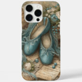 Sfeervolle Blauwe Ballerina's en Rozen Case-Mate iPhone Case (Achterkant)