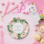 Sfeervolle Bruidsdouche Papieren Bord (Feest)