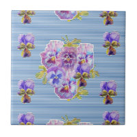 Sfeervolle Paarse Viooltjes kunst bloemig Keramiek