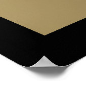 Sfeervolle Rode Tulp  Poster (Hoek)