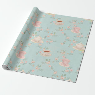 Sfeervolle theepartij cadeaupapier