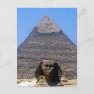 sfinks Khafre piramide Briefkaart