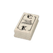 Sfinx Art nouveau ex libris Rubberstempel (Stempel)