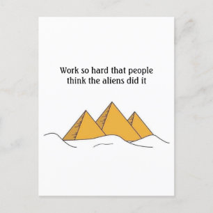 Sfinx piramides Oude Egypte Khufu Pharoah Briefkaart