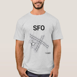 SFO Airport Layout T-Shirt