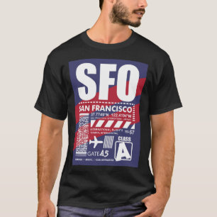 SFO San Francisco Airport T-shirt