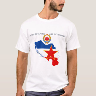 SFR Joegoslavië - Kaart - Embleem - vlag T-shirt