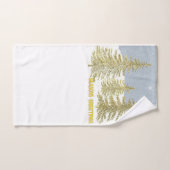 SG- Arbres et étoile (Serviette à main)