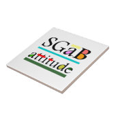 Sgab-houding Tegeltje (Zijkant)