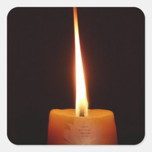 SGI Boeddhistische Sticker met Lotus Candle en NMR
