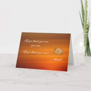 SGI Buddhist Chanting Reminder Card Kaart