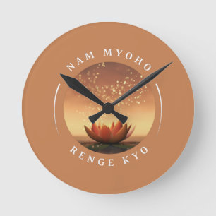 SGI Buddhist Clock Ronde Klok