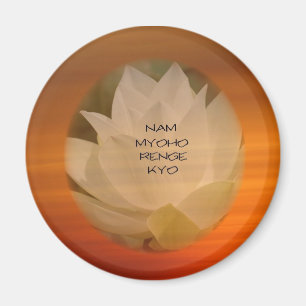 SGI Buddhist Magnet - Round Magneet