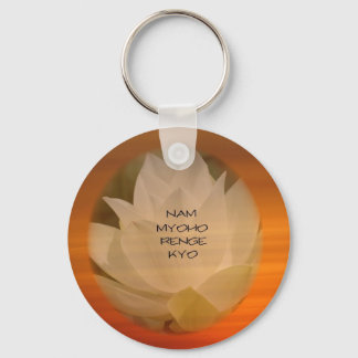 SGI Buddhist Sleutelhanger Lotus "Nam Myoho Renge 
