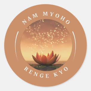 SGI Buddhist Stickers met Lotus Design en NMRK