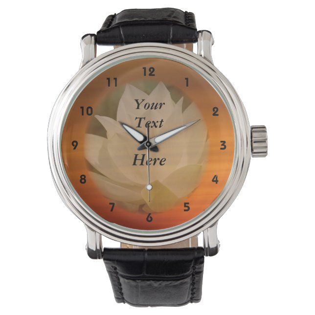 SGI Buddhist Watch - Uw eigen tekst toevoegen Horloge (Voorkant)
