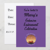 SGI Gohonzon Inscription Célébration Invitation (Devant / Derrière)