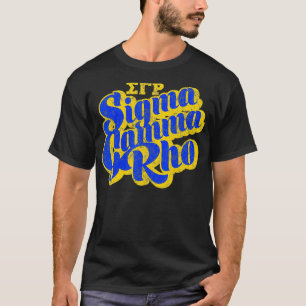 SgRho 1922 Onderlegde HBCU Sorority for Poodl T-shirt