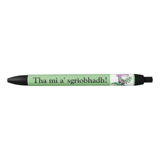 Sgrìobhadh d'a de Tha MI. Stylo gaélique (Devant)