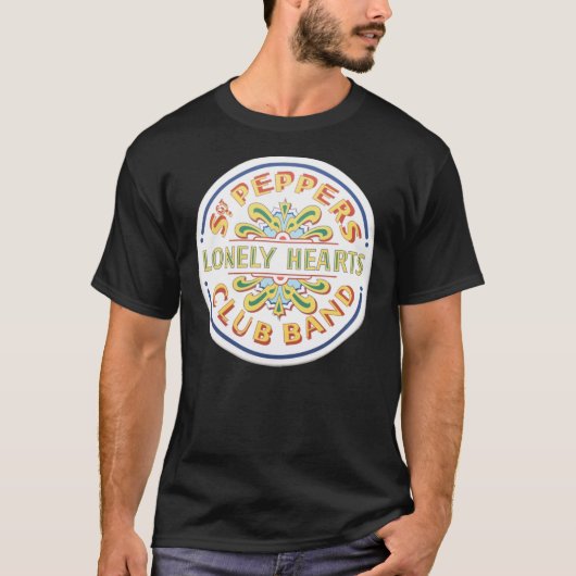 Sgt Pepper Drum Skin Classic T-Shirt (Voorkant)