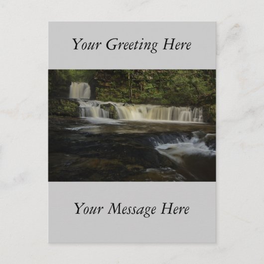 Sgwd Ddwli Waterfall Briefkaart (Voorkant)