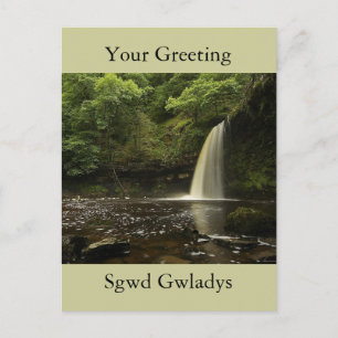 Sgwd Gwladys Waterfall 2 Briefkaart