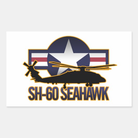 SH-60 Seahawk Rechthoekige Sticker (Voorkant)